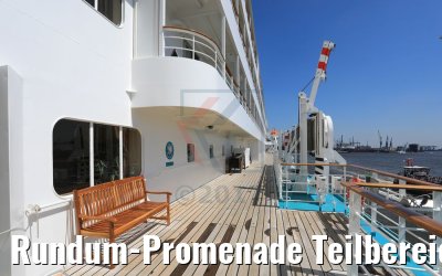 Rundum-Promenade Teilbereich MS Amadea 26.05.2017