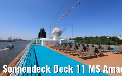 Sonnendeck Deck 11 MS Amadea 26.05.2017