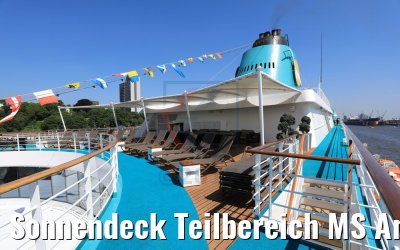 Sonnendeck Teilbereich MS Amadea 26.05.2017