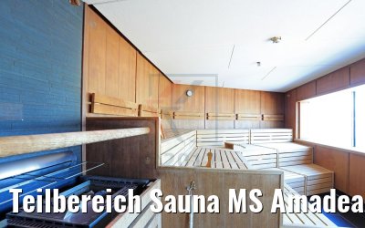 Teilbereich Sauna MS Amadea Spa 26.05.2017