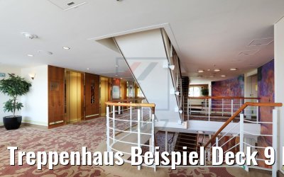 Treppenhaus Beispiel Deck 9 MS Amadea 26.05.2017