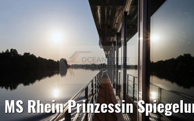 MS Rhein Prinzessin Spiegelungen auf dem Main 12.09.2016