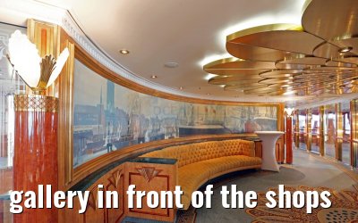 gallery in front of the shops