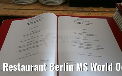 Restaurant Berlin MS World Odyssey