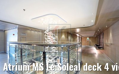 Atrium MS Le Soleal deck 4 view