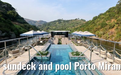 sundeck and pool Porto Mirante, Douro river 06.08.2025