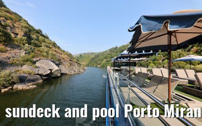sundeck and pool Porto Mirante, Douro river 06.08.2025