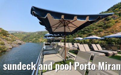 sundeck and pool Porto Mirante, Douro river 06.08.2025