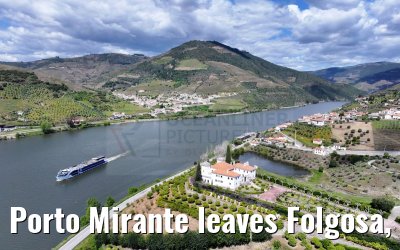 Porto Mirante leaves Folgosa, Douro river 22.04.2025