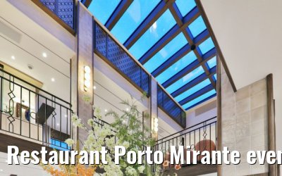Restaurant Porto Mirante evening set-up
