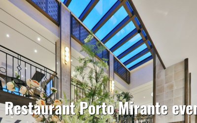 Restaurant Porto Mirante evening set-up