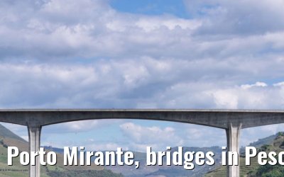 Porto Mirante, bridges in Peso da Regua, Douro river 22.04.2025