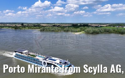 Porto Mirante from Scylla AG, Rhine river to Duesseldorf 14.05.2024