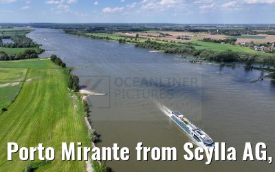 Porto Mirante from Scylla AG, Rhine river to Duesseldorf 14.05.2024
