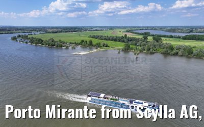 Porto Mirante from Scylla AG, Rhine river to Duesseldorf 14.05.2024