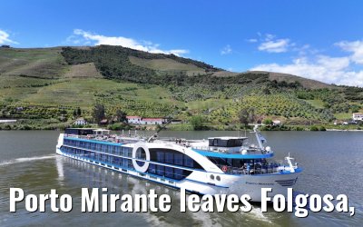 Porto Mirante leaves Folgosa, Douro river 22.04.2025
