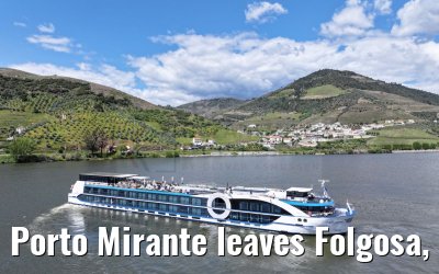 Porto Mirante leaves Folgosa, Douro river 22.04.2025