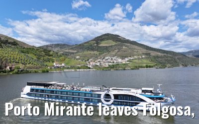 Porto Mirante leaves Folgosa, Douro river 22.04.2025