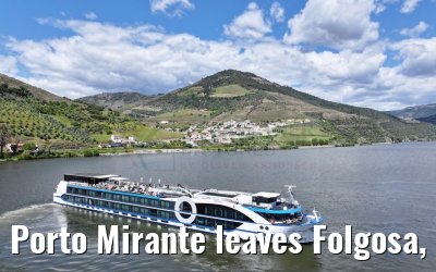 Porto Mirante leaves Folgosa, Douro river 22.04.2025