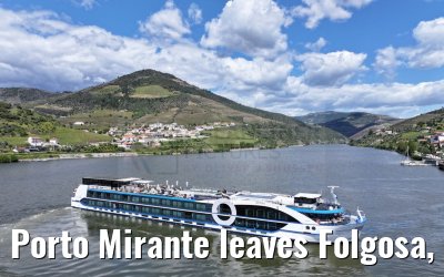 Porto Mirante leaves Folgosa, Douro river 22.04.2025