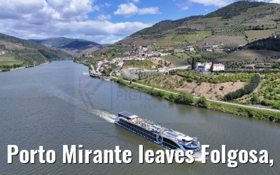Porto Mirante leaves Folgosa, Douro river 22.04.2025