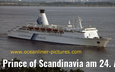 Prince of Scandinavia am 24. August 1997 auf der Elbe