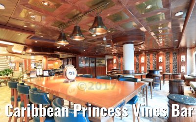 Caribbean Princess Vines Bar 26.04.2017