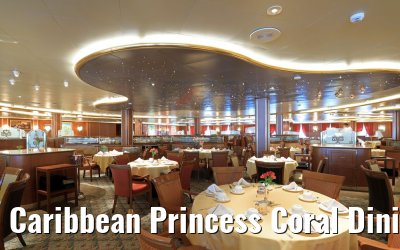 Caribbean Princess Coral Dining Room 26.04.2017
