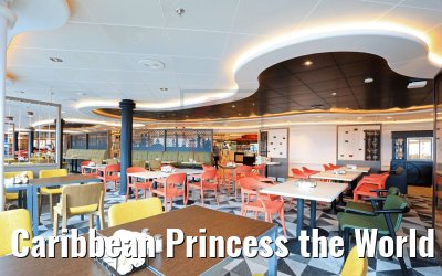 Caribbean Princess the World Fresh Marketplace Restaurant 26.04.2017