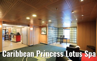 Caribbean Princess Lotus Spa entrance 