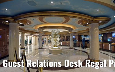 Guest Relations Desk Regal Princess 30.04.2015