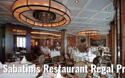 Sabatinis Restaurant Regal Princess 30.04.2015