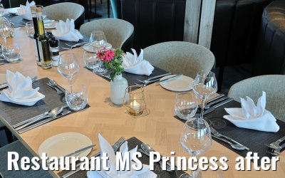 Restaurant MS Princess after renovation
