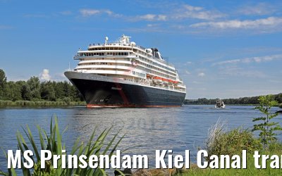 MS Prinsendam Kiel Canal transit 14.07.2017
