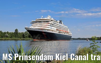 MS Prinsendam Kiel Canal transit 14.07.2017