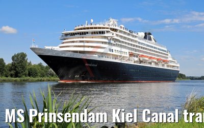 MS Prinsendam Kiel Canal transit 14.07.2017