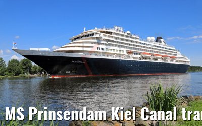 MS Prinsendam Kiel Canal transit 14.07.2017