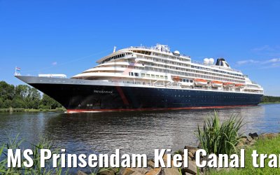 MS Prinsendam Kiel Canal transit 14.07.2017