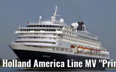 Holland America Line MV "Prinsendam" departing Amsterdam, 27. June 2011