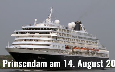 Prinsendam am 14. August 2010 auf dem Nordseekanal