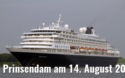 Prinsendam am 14. August 2010 auf dem Nordseekanal