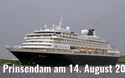 Prinsendam am 14. August 2010 auf dem Nordseekanal