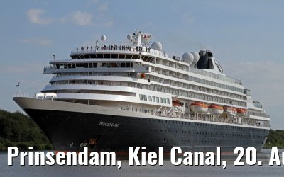 Prinsendam, Kiel Canal, 20. August 2013