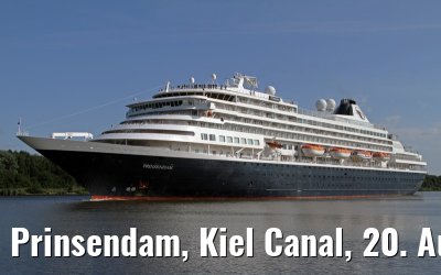 Prinsendam, Kiel Canal, 20. August 2013