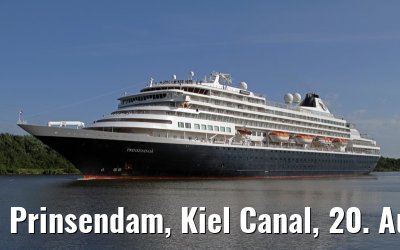 Prinsendam, Kiel Canal, 20. August 2013