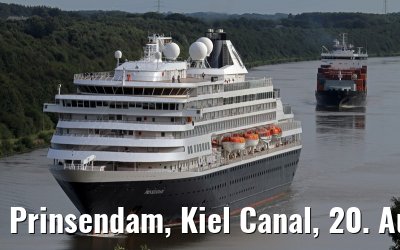 Prinsendam, Kiel Canal, 20. August 2013