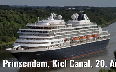 Prinsendam, Kiel Canal, 20. August 2013