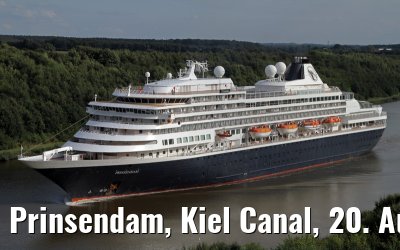 Prinsendam, Kiel Canal, 20. August 2013