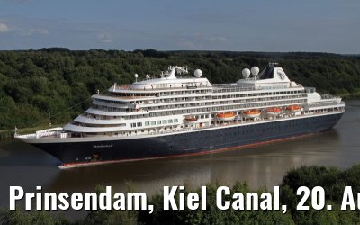 Prinsendam, Kiel Canal, 20. August 2013