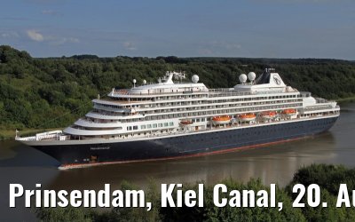 Prinsendam, Kiel Canal, 20. August 2013